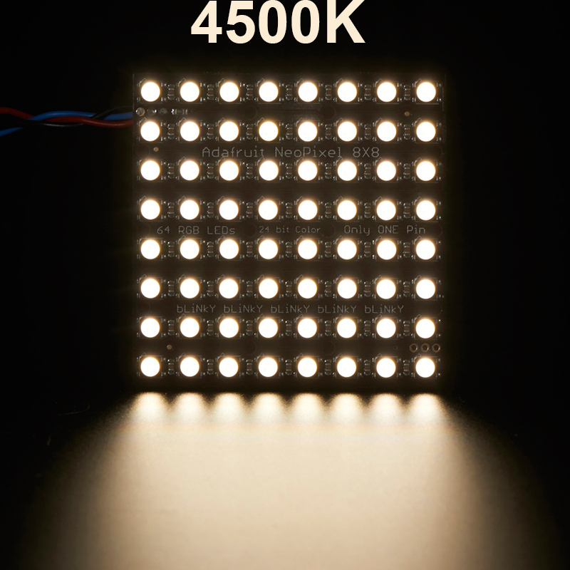 WS2812B 8 x 8 Adafruit Neopixel Neomatrix, 5050 RGBW Digital Addressable LED Light